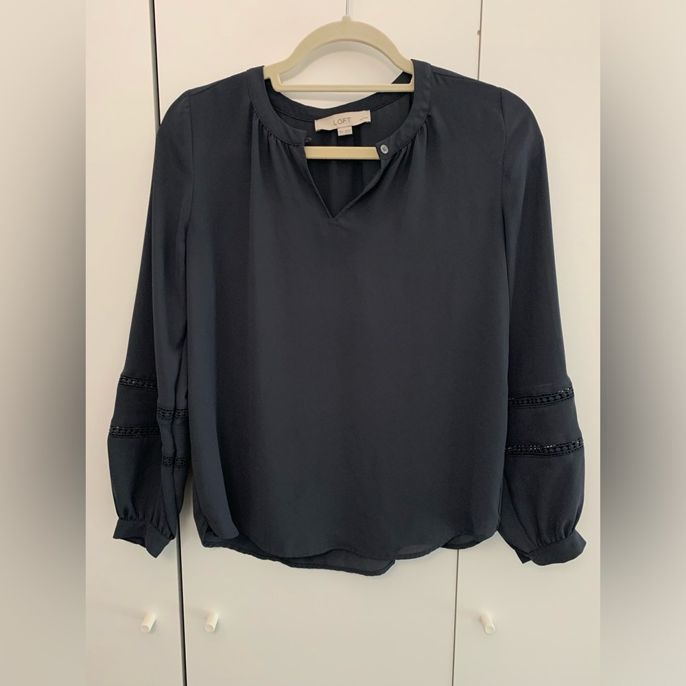 LOFT Long-Sleeve Blouse